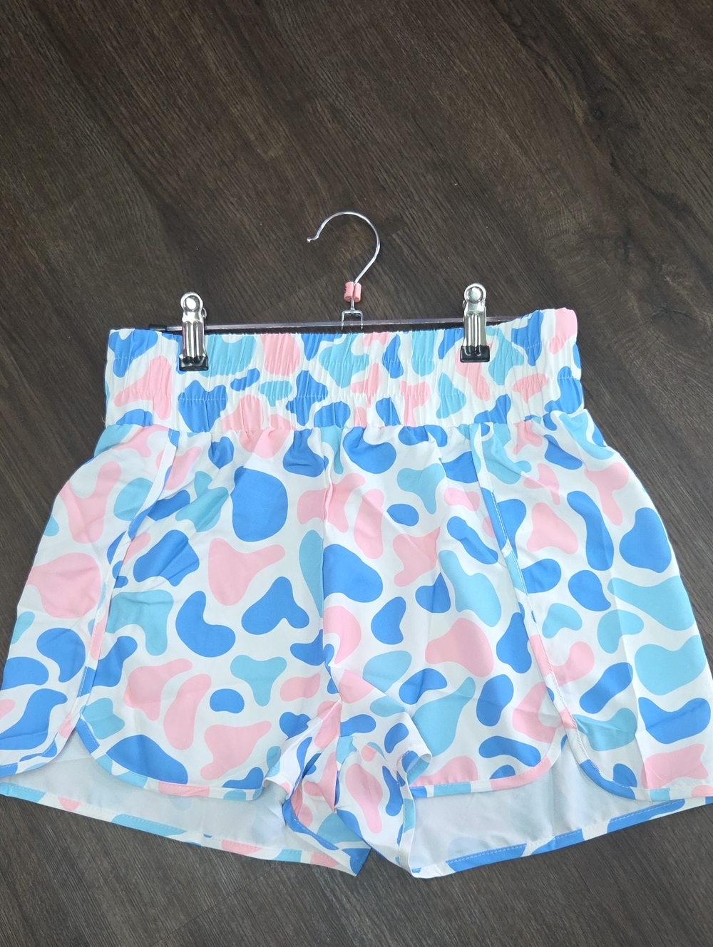 Women's Blue Camo Shorts